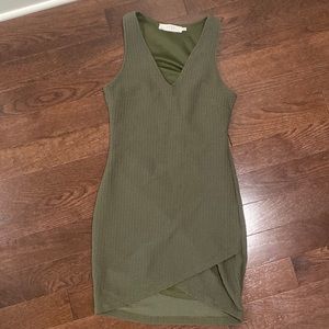 ASTR Green Bodycon Dress